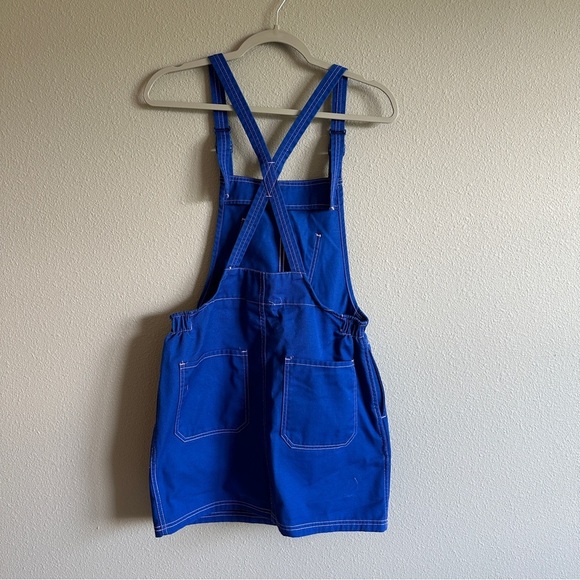 Dickies Navy Blue Overall Mini Dress - Picture 11 of 13